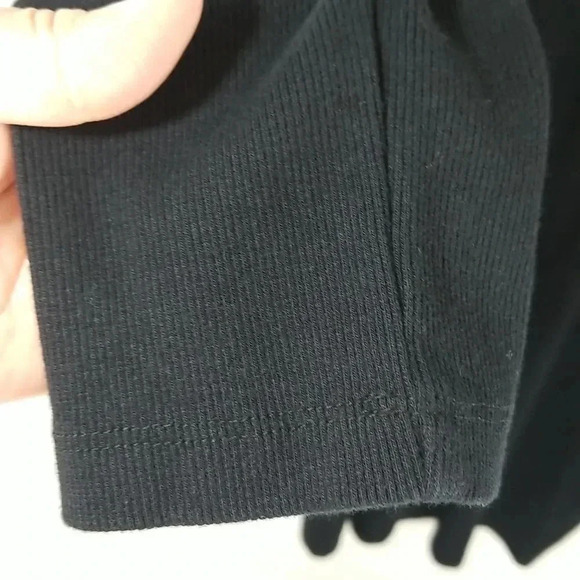 {Catherine Malandrino} Ribbed Crew Neck Long Sleeve Kristiana Dress - Picture 8 of 9